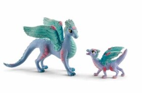 Schleich 70592 Bayala Blossom dragon mother and baby