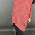 HOSH Pletený jednobarevný rolák CLAIRE Barva: Světle modrá