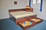 NábytekProNás Výsuvná postel Alka - dvojlůžko (MASIV) ROZMĚR: 80 x 200 cm