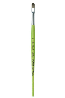 Štětec DaVinci zelený jazýček 375 - 6