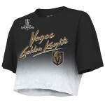 Fanatics Dámské tričko Vegas Golden Knights Mark Stone 2023 Stanley Cup Champions Name Number Dip-Dye Cropped Velikost: