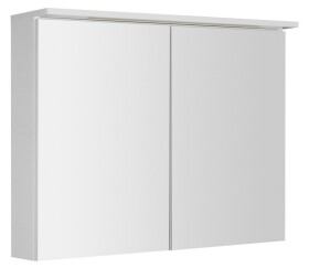 AQUALINE - KAWA STRIP galerka s LED osvětlením 90x70x22cm, bílá WGL90S