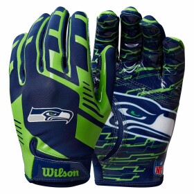 Dětské rukavice Seattle Seahawks NFL Wilson Youth Stretch-Fit Receivers