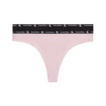 Dámská tanga Micro 1996 2Pack QD5035E-C4U - Calvin Klein L