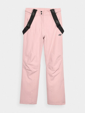 Dámské lyžařské kalhoty se šlemi 4FAW23TFTRF419-56S světle růžová 4F