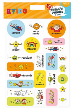 Motivační samolepky pro předškoláky - Kvído - Albi
