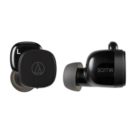 Audio Technica ATH-SQ1TWBK černá / bezdrátová sluchátka / mikrofon / Bluetooth 5.0 / nabíjecí pouzdro (ATH-SQ1TWBK)