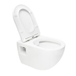 WC závěsné SAT Project včetně prkénka softclose, zadní odpad SATWCPRO010RREXP SATWCPRO010RREXP