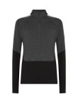 ICEBREAKER Mens 200 Oasis+ LS Half Zip Hood, Black/Jet Heather/Undyed/Cb velikost: M