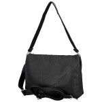 Stylová dámská koženková crossbody kabelka Cindra, černá