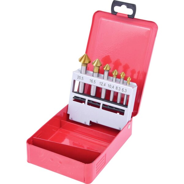 KS Tools 336.0426 336.0426 Kuželový a odhrotovací záhlubník HSS TiN 1 ks