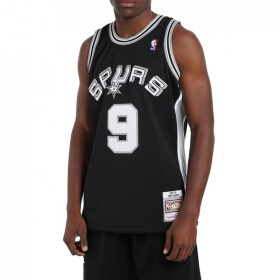 Mitchell Ness San Antonio Spurs NBA Swingman Jersey Spurs 2001 Tony Parker SMJYLG19018-SASBLCK01TPA pánské
