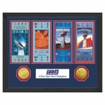 Obraz New York Giants NFL Super Bowl Tickets Bronze Coins