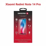 SWISSTEN FULL GLUE COLOR FRAME CASE FRIENDLY sklo pro XIAOMI REDMI NOTE 14 PRO 5G černá (54501879)