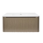 Koupelnová skříňka s umyvadlem Naturel Austen 119x47,5x45 cm light pine mat AUSTEN120LP AUSTEN120LP