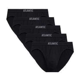 Pánské slipy 5 pack 094 black - Atlantic černá S