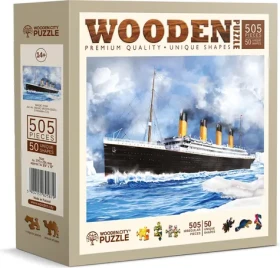 WOODEN CITY Dřevěné puzzle Titanic 2v1