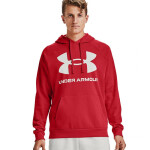 Pánská mikina červená Under Armour červená-bílá 3XL