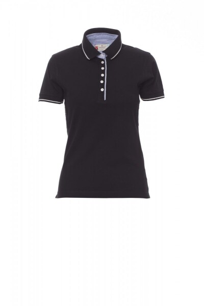 Dámská polokošile Payper LEEDS Barva: Černá/ Bílá, Velikost: L (000078002714003L)