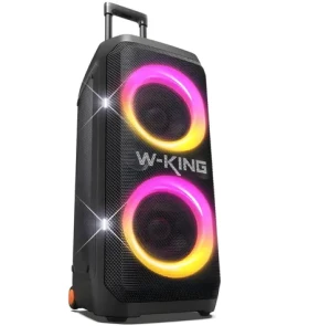 W-KING T12 černá / Přenosný reproduktor / Bluetooth / 270W RMS / RGB podsvícení (T12-BLK)