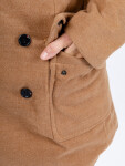 Pánský kabát GLANO béžový Velikost: