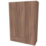 Nábytek Mikulík Skříň RIO 120-135 ROZMĚR: (š/v/h) 120 x 200 x 52 cm