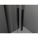 MEXEN/S - Velar Duo čtvercový sprchový kout 90 x 80, transparent, černá 871-090-080-02-70