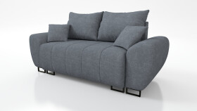 FRONTI Dvoumístná pohovka RAGNAR - grafitová - bouclé - Centaur 15 22771