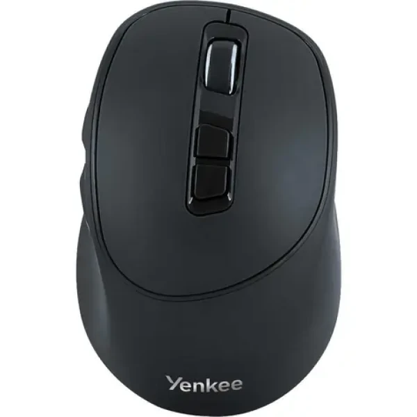 YENKEE YMS 2080GY WL SLIDER černá / bezdrátová optická myš / 2400 DPI / 6 tlačítek / 2.4 GHz / USB-C (8590669328376)