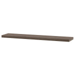 Polička nástěnná 120 cm, MDF, 3D dekor dub sonoma dark, baleno v ochranné fólii