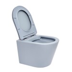 Wc s prkénkem softclose závěsné SAT Infinitio tmavě modrá mat zadní odpad SATINF010RREXPDBLM SATINF010RREXPDBLM