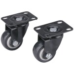 EXTOL PREMIUM 8856011 Kolečko pojezdové, 40mm, otočné, PVC, 30kg, sada 2ks