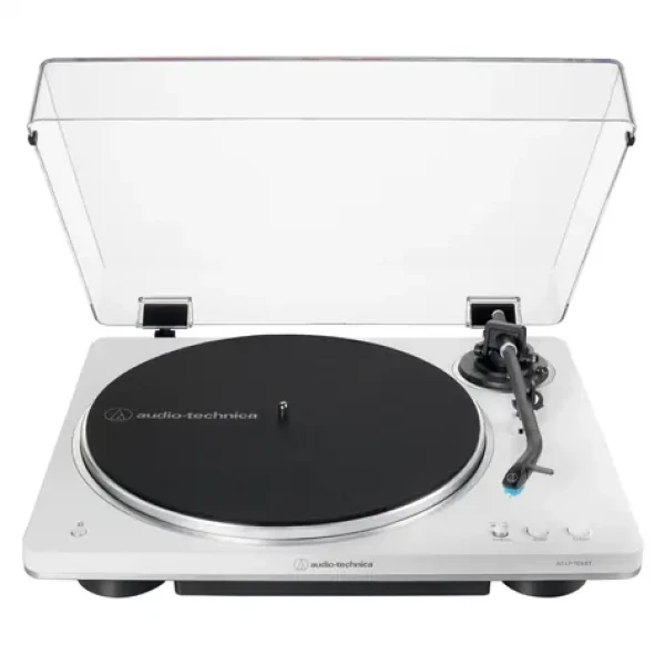 Audio-Technica AT-LP70XBTWS bílá / Gramofon / 33.345 RPM / RCA / předzesilovač (AT-LP70XBTWS)