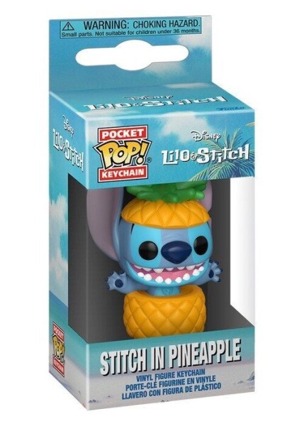 Funko POP Keychain: Lilo & Stitch - Stitch in Pineappple