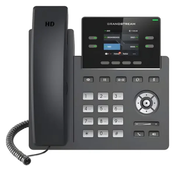 Grandstream GRP2612G / VoIP telefon / 2x SIP účet / 2,4" LCD displej / 16 BLF tlačítek / Gigabit LAN / PoE (GRP2612G)