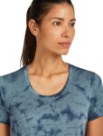 ICEBREAKER Wmns Mer 150 Tech Lite SS Scoop T Cloud Dye, Blue Ash/Dawn/Cd (vzorek) velikost: S