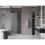 MEXEN/S - Velar L posuvné sprchové dveře 120, dekor, chrom 871-120-003-31-01