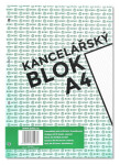 Kancelářský blok A4, čtvereček, 50 listů