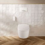 VILLEROY & BOCH - ViConnect Ovládání splachování, bílé sklo V99442RE