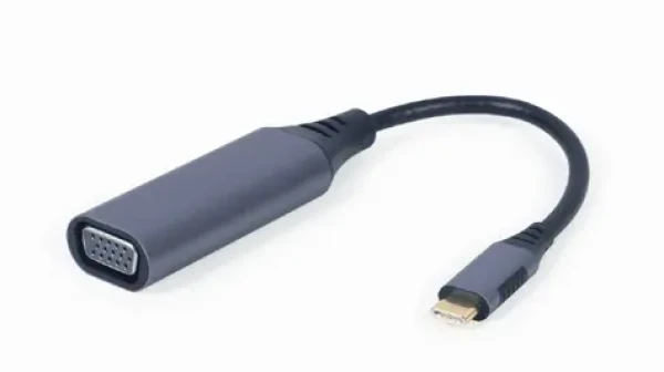 Gembird adaptér USB Typ-C (M) na VGA (F) 0.15m (A-USB3C-VGA-01)