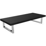 CERANO - Deska pod umyvadlo Navira Pro + 2 konzole pod desku - černá matná - 60x46x3,6 CER-606078