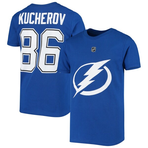 Outerstuff Dětské Tričko Nikita Kucherov #86 Tampa Bay Lightning Name Number Velikost: Dětské let)