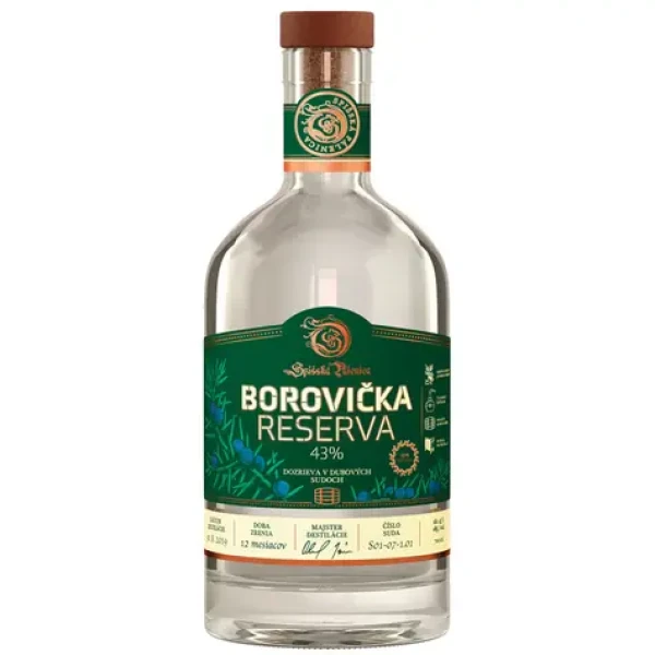 Spišská Borovička Reserva 43% 0.7 l (holá láhev) (8586017277960)