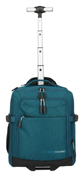 Travelite Kick Off Trolley Backpack Petrol 24/28 L TRAVELITE-6922-22
