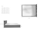 Postel Grand - kovový rám + plynový zdvih Rozměr: 160 x 200 cm, látka: Kronos 19