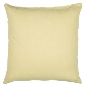 IB LAURSEN Lněný povlak na polštář Lemon Drop 50x50 cm, žlutá barva, textil