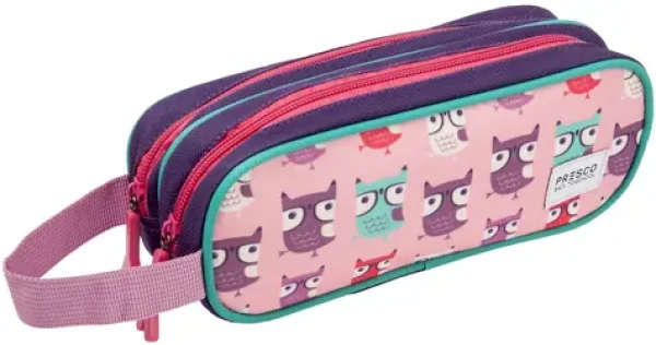 Presco Group Školní penál etue Sovy (A-3365)