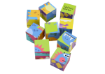 Mamido Edukační puzzle 6v1 skládačka kostky 6 obrázků dinosauři 9 dílů