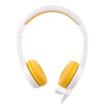 BuddyPhones School - žlutá / Dětská sluchátka s mikrofonem / 3.5 mm jack / 1.4 m (BP-SCHOOLP-YELLOW)
