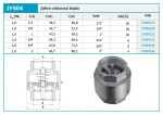 NOVASERVIS - Zpětná celokovová klapka kovová vložka 5/4" JY504/32